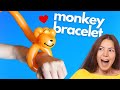 Make a Monkey Balloon Animal Bracelet - Monkey Balloon Animal Step by Step