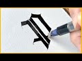 SATISFYING MODERN GOTHIC CALLIGRAPHY WITH A PILOT PARALLEL PEN