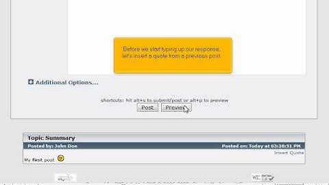 How to reply to an existing topic in SMF - SMF Tutorials