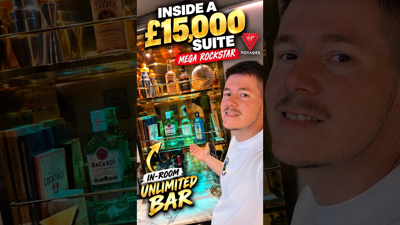 Inside a £15,000 Virgin Voyages Suite… The Bar is UNLIMITED 🤯