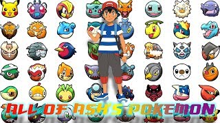 All of Ash's Pokemon