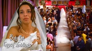 Gypsy Wedding Gown With 20ft Train | Big Fat Gypsy Weddings | Season 3