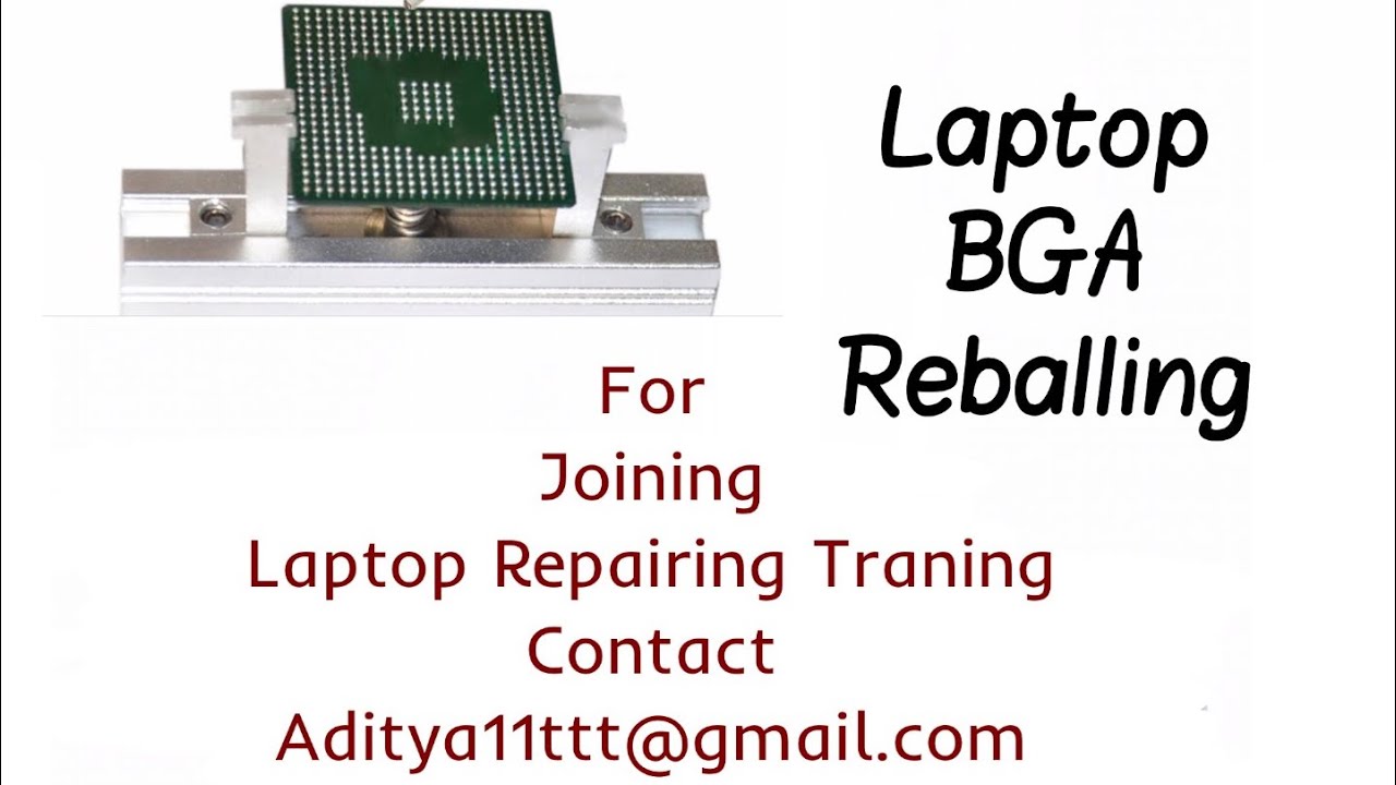 Laptop BGA Reballing - YouTube