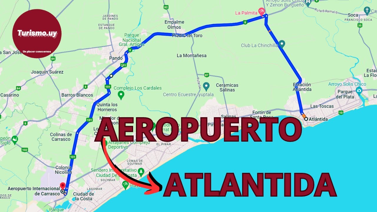 Desde el AEROPUERTO hasta ATLANTIDA