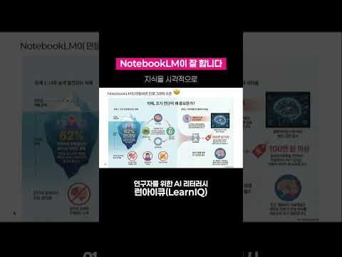 학술 유튜브영상 요약 NotebookLM 인포그래픽