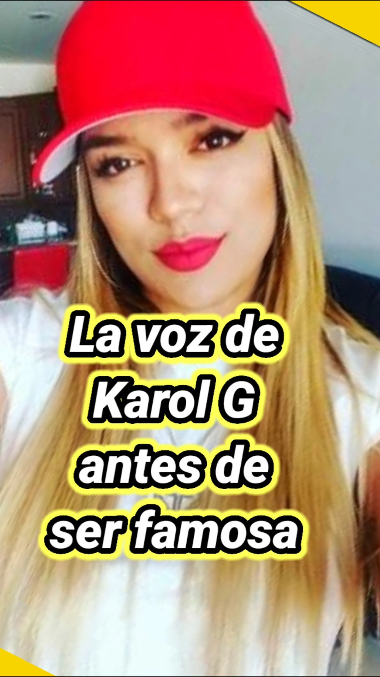 La voz de Karol G antes de ser famosa. #bichota #karolg