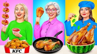 Me vs Grandma Cooking Challenge | Who Wins the Cooking War by Candy DO