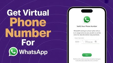 HOW TO CREATE a VIRTUAL NUMBER for WHATSAPP ✅