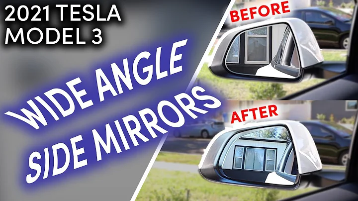 Hansshow Wide Angle Mirrors | 2021 Tesla Model 3