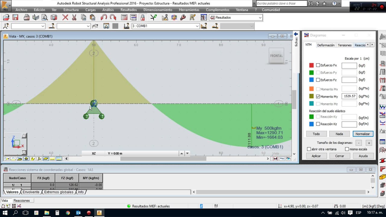Análisis de Viga Continua