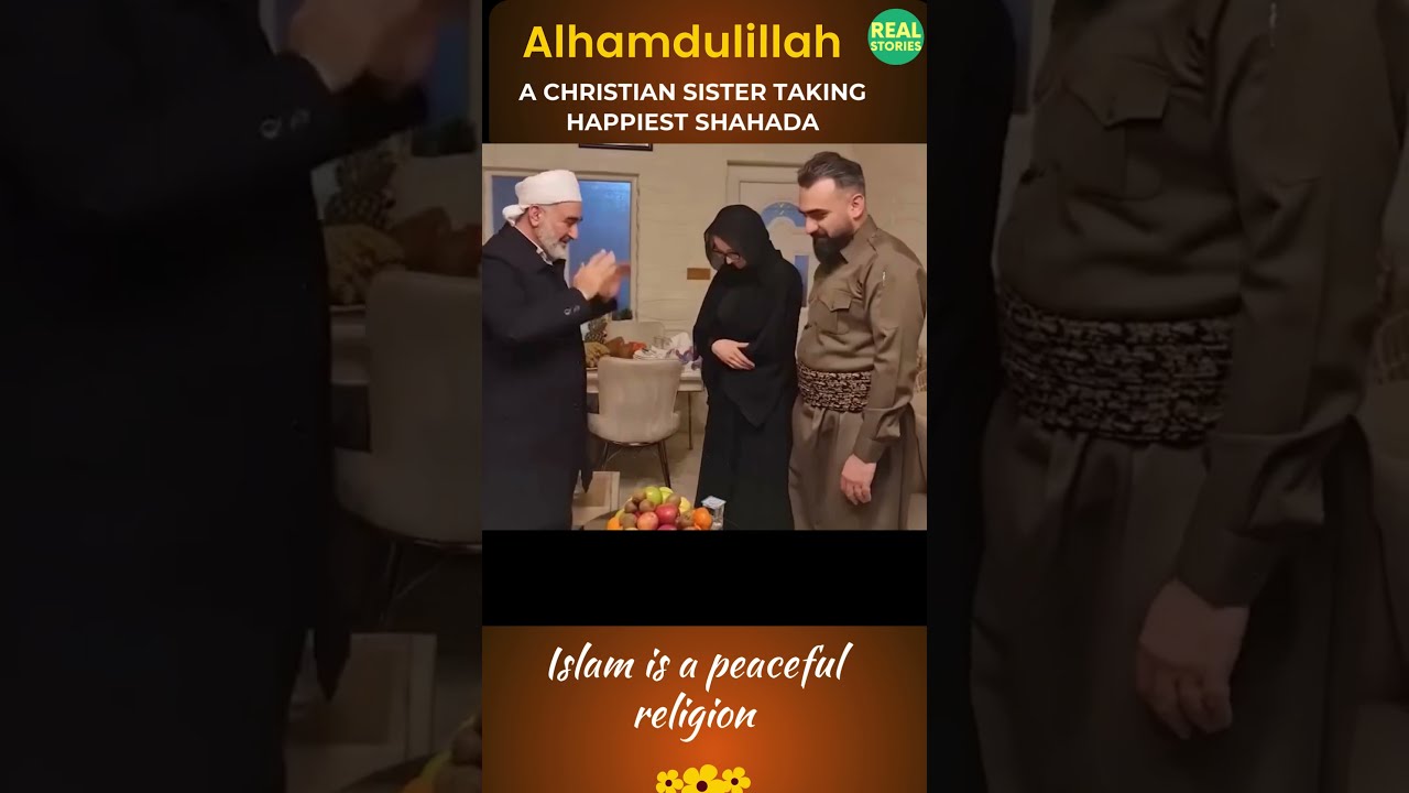 A Christian Sister Taking Happiest Shahada Shorts Shortsfeed I Real Stories786