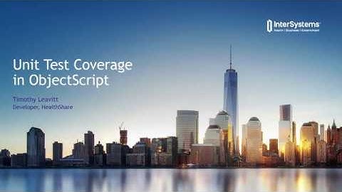 Unit Test Coverage in InterSystems ObjectScript