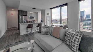 A furnished West Loop one-bedroom #912 at the new One Six Six