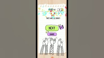 BRAIN TEST : TRICKY PUZZLE LEVEL 40 - GLASS