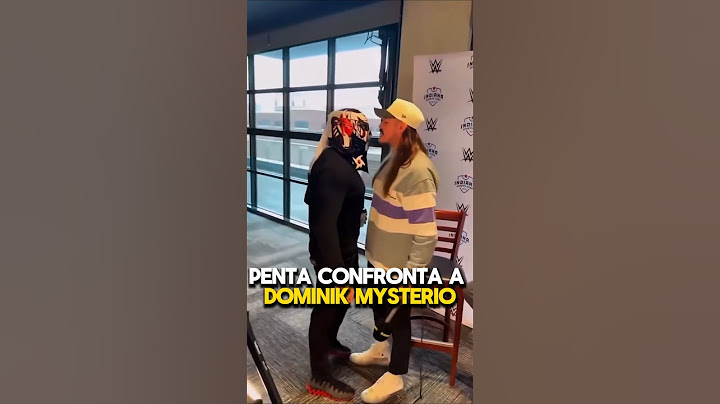 Penta Zero Miedo confronta a Dominik Mysterio #wwe #wrestling #dominikmysterio