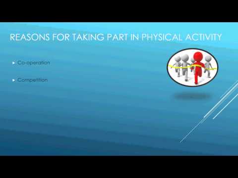 1.1.1 reasons for taking part in physical activity (part 2)