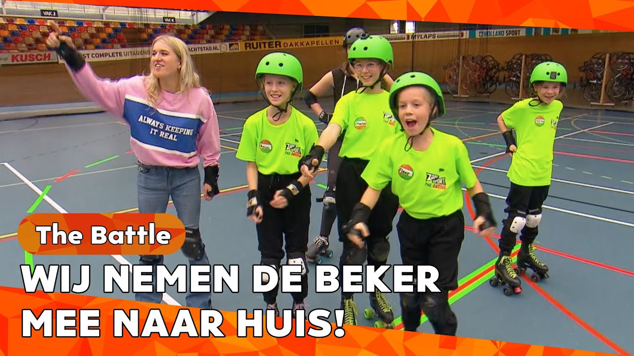 STRAKS KOMT DE HELE KLAS KIJKEN 👀 | BATTLE ROLLERDERBY | ZAPPSPORT