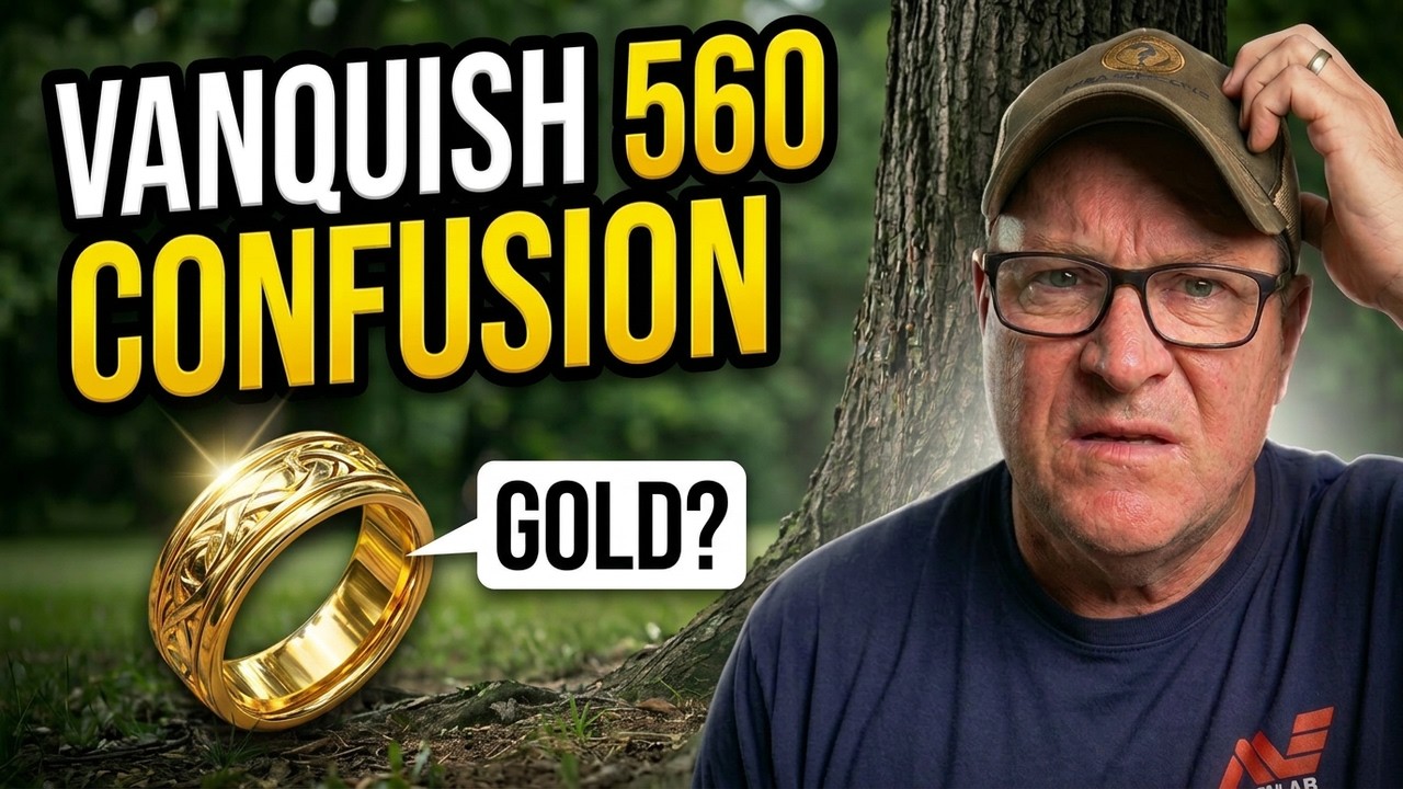 Vanquish 560 Gold Detection Confusion Resolved