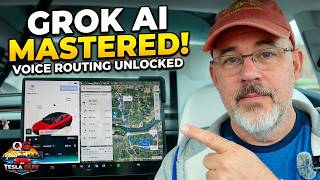Tesla Grok AI Tutorial - Voice Navigation, Multi-Stop Routing &amp; FSD Tips