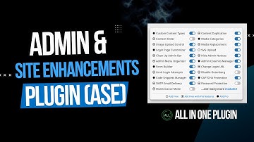 How To Customize Wordpress Admin Panel Ft. Admin and Site Enhancements Plugin