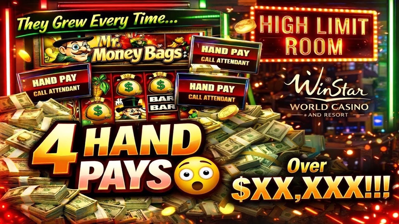 UNREAL JACKPOT RUN 💰 4 Hand Pays (in minutes) on Mr. Money Bags | High Limit Chaos  💣 