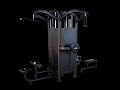 Primal strength stealth commercial gym fitness elite 4 stack multi station