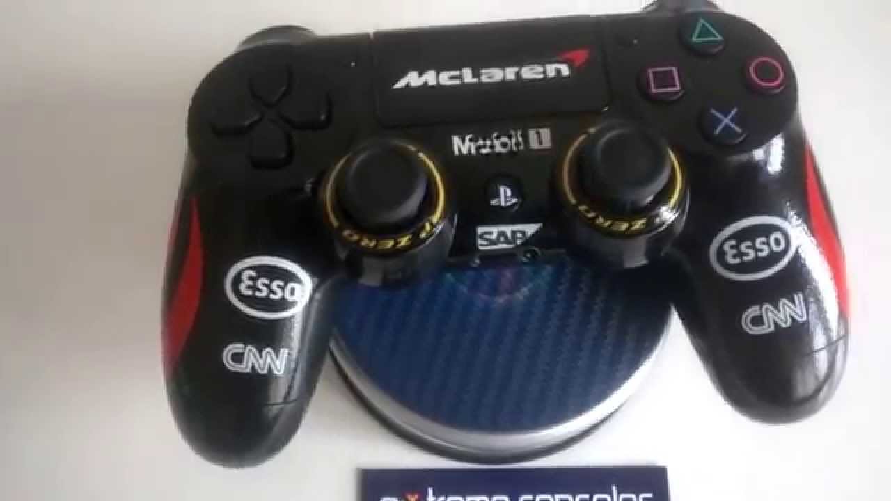 McLaren Formula 1 Playstation 4 Controller from Extreme Consoles - YouTube