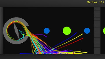 The Gravity Sprint - Marble Race in Algodoo