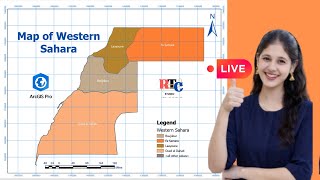 🔴Live GIS Mapping of Western Sahara | Administrative Map in ArcGIS Pro screenshot 1