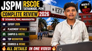 JSPM RSCOE Pune 🔥 Placement, Cutoff & Campus Tour | Full Review #jspm #cutoff2026 #trending #pune