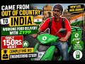 The Hustle of an International Student in India | Delivery Job & Engineering| Zypp |Bangalore