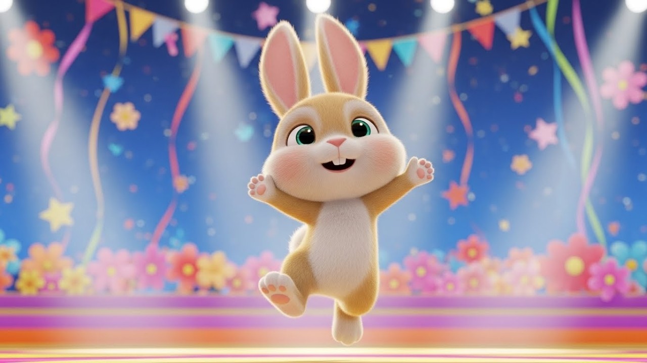 Маленькая зайчиха-танцовщица в шоу «Тип-Топ» 🐰💃✨ | Мультфильм для детей и весёлые танцы