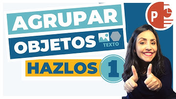 🔂 COMO AGRUPAR EN POWERPOINT: Cómo unir imagenes en PowerPoint, formas y textos 👨🏻‍🎨
