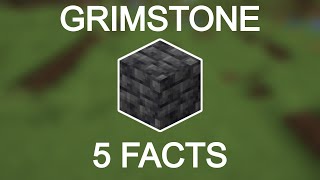 5 FACTS about GRIMSTONE that you should know (Deepslate)