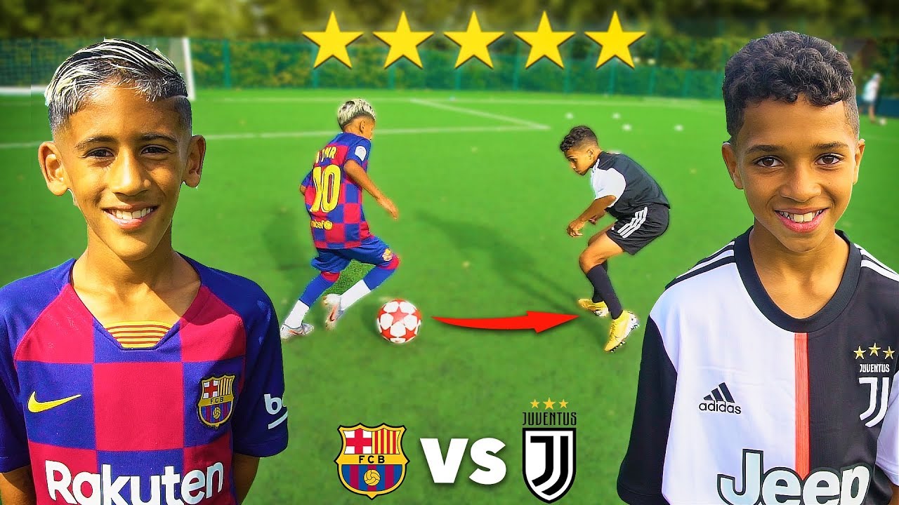 8 Year Old Kid MESSI vs 11 Year Old Kid 