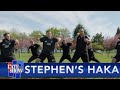 Stephen Learns To Perform A Traditional Maori Haka With The New Zealand All Blacks