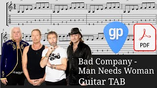 Bad Company - Man Needs Woman (2017 Remaster) Guitar Tabs [TABS]