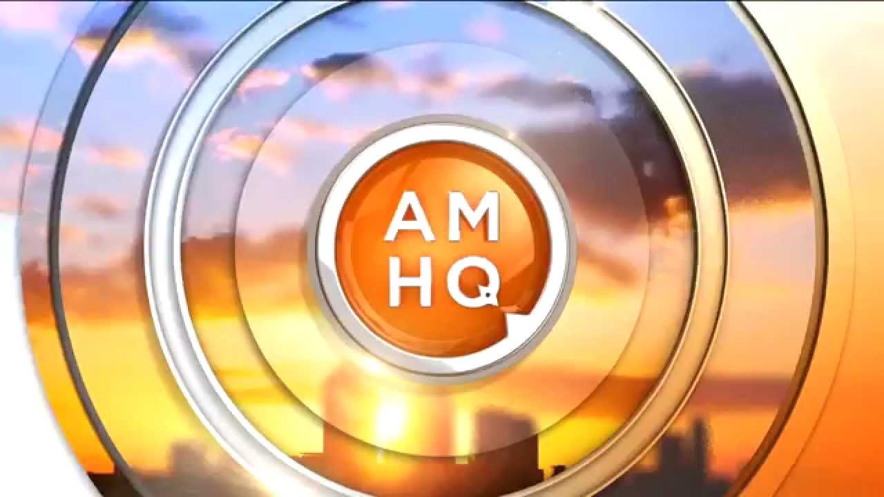 Jim Cantore joins Sam Champion on The Weather Channel morning show AMHQ