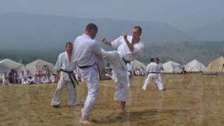 Summer camp on Baikal lake