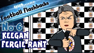 Kevin Keegan Fergie Rant Football Flashback No 6 I Would Love It Alex Ferguson Funny Cartoon