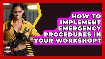 How To Implement Emergency Procedures In Your Workshop? - ToolBench Pros