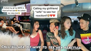 Calling my gf wife to see her reactions