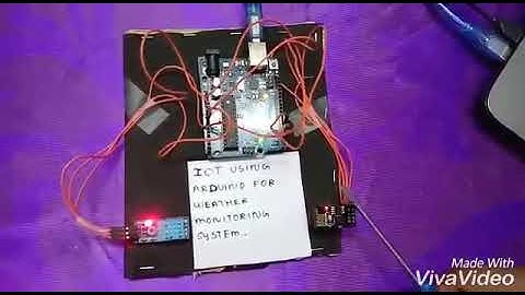 IoT using Arduino - Project assignment for Skyfi Labs online course - by D.Delicia Elisheba
