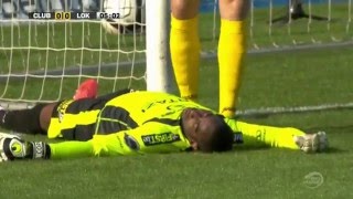 Goalkeeper Knocked Unconscious After Hitting Post Belgium Pro League Goals & Highlights