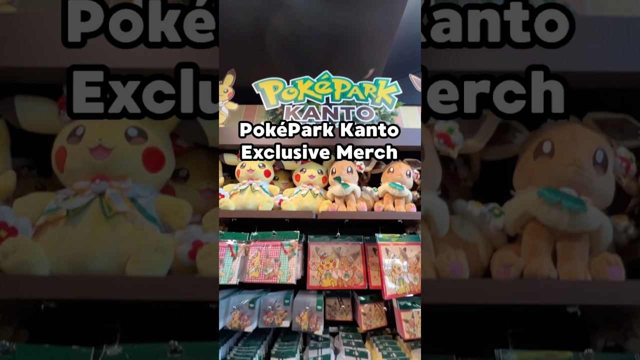 Pokémon Theme Park Exclusive Merch Review 📝