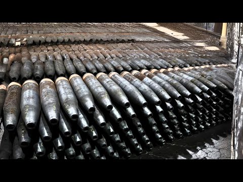 Massive Hidden Russian Ammunition in Salt Mine Exposed