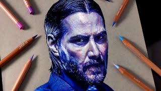 Drawing John Wick - Keanu Reeves