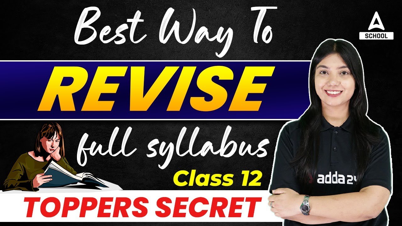 How to Revise Full syllabus in remaining days - YouTube