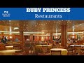 Ruby princess  restaurants