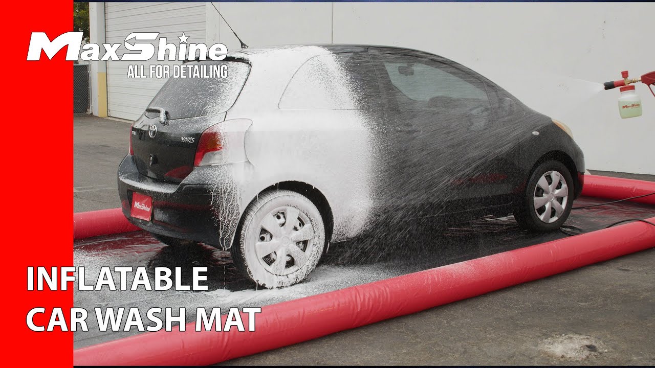Inflatable Car Wash Mat YouTube
